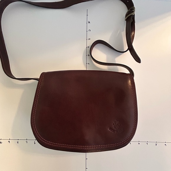 Leather crossbody - saddle bag style from ITL. Never used - Picture 2 of 14